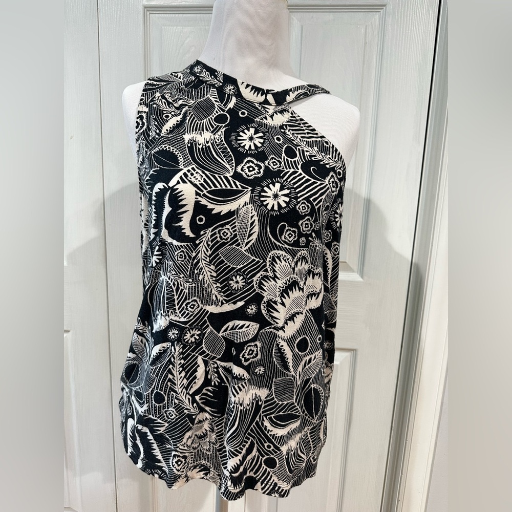 Anthropologie NWOT Asymmetrical Cutout Tank